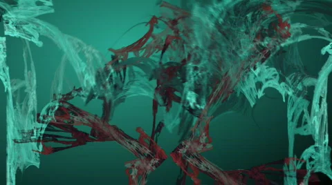 Aqua and red seamless looping bg d2846 L Stock Footage 852286