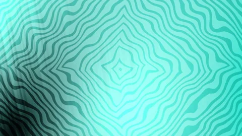 Aqua blue background wavy lines diamond center. Stock Footage 280186794