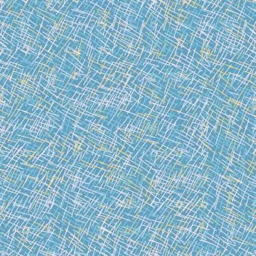 Aqua blue cross hatching texture seamless vector pattern Stock Illustration