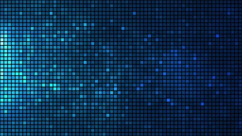 Aqua blue disco lights background. Disco wall glowing animation. VJ animation. Stock Footage 246900198