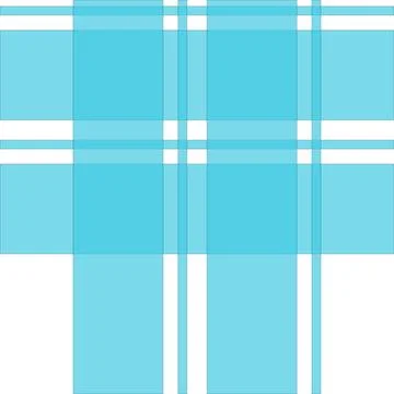 Aqua Blue Plaid Seamless Pattern Background 스톡 일러스트