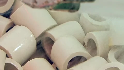 Aqua Cascade Purifies Breathing Spaces With Ceramic Media Stock Footage 337500437