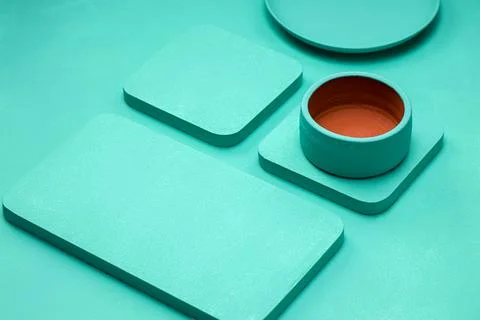 Aqua colour background Stock Photos