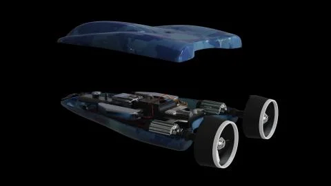 Aqua drone Illustrazione stock