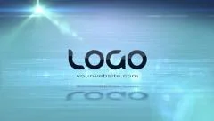 Aqua Elegant Logo Reveal Stock After Effects