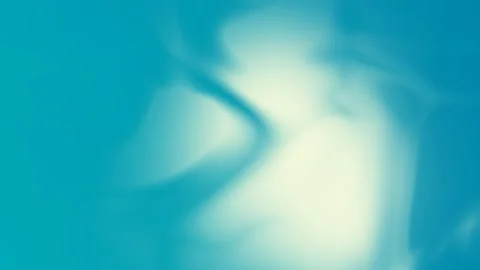 Aqua gradient swirl pattern with soft curves. Seamless loop background. 4K. Stock Footage 300840453