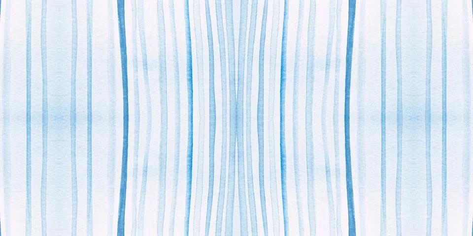 Aqua Grunge Pattern. Geometric Horizontal Stripe Stock Illustration