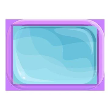 Aqua inflatable pool icon cartoon . Swim beach 스톡 일러스트