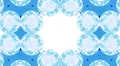 Aqua kaleidoscope on white background, loop HD HD Footage