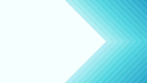 Aqua layered chevrons on light background, corporate dynamic motion loop Видео 342630782