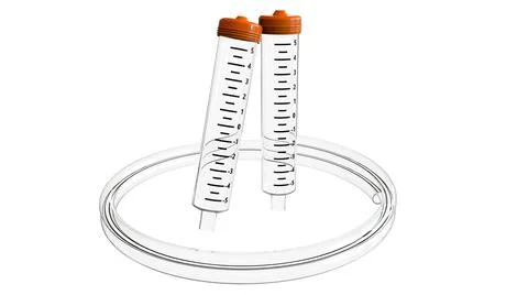 Aqua level tool - isolated concept industrial 3D illustration Ilustração Stock