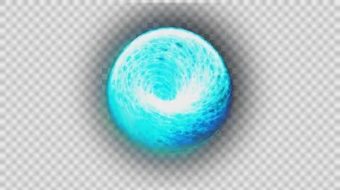   Aqua Magic Ball Video stock 64972137