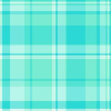 Aqua plaid pattern. Abstract fabric design for backgrounds, textiles, or crea Stock Illustration