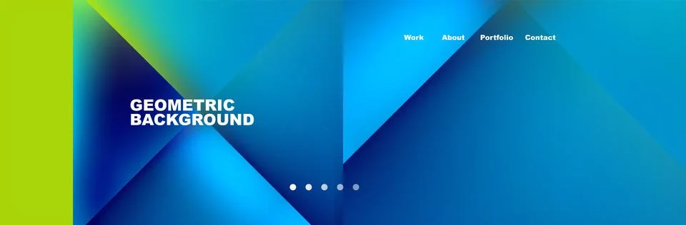 Aqua rectangle with electric blue border on a sky background Stock Illustration