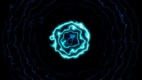 Aqua Ripples Looping Animation Video stock 73281226