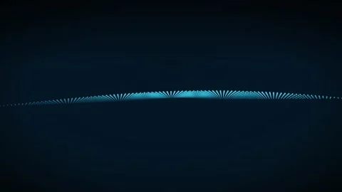 Aqua rolling dunes particle surface background Stockbeeldmateriaal 342636543