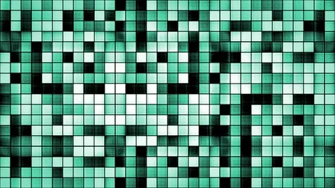 Aqua Textured Mosaic Background Loop Stock Footage 111365365