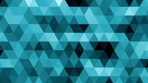 Aqua Triangles Video stock 290953413