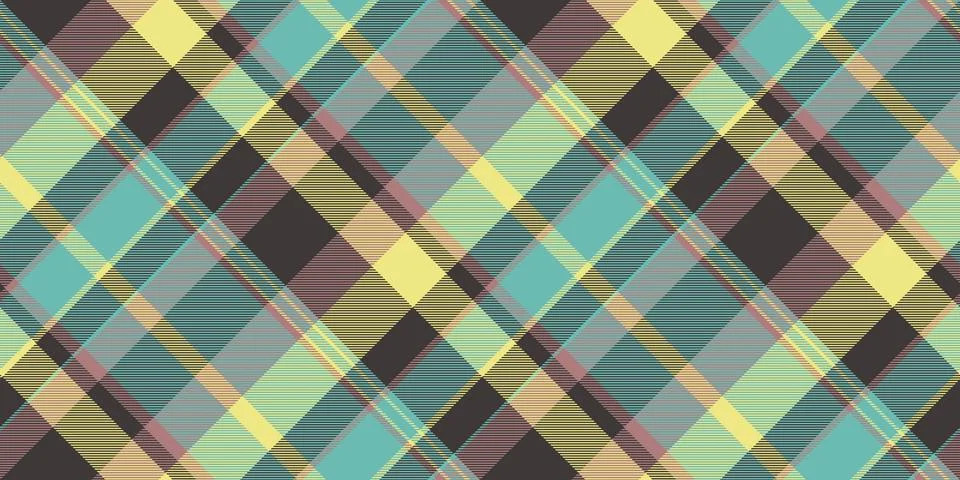 Aqua vector pattern check, paper tartan texture fabric. Japanese plaid text.. Stock Illustration