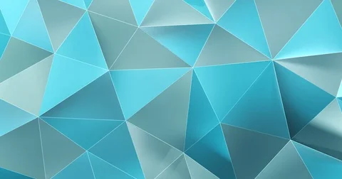 Aquamarine Abstract Background Polygonal Surface 스톡 동영상 72396551