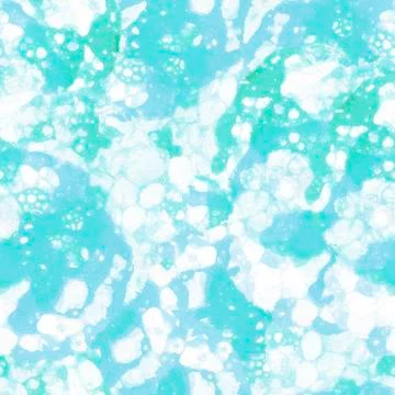 Aquamarine pattern made of bubbles Stock Illustration