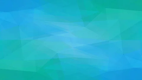 Aquamarine scene created with abstraction forms crafted with geometric polygon Stock Footage 128350397