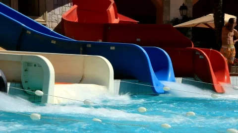 Aquapark Stock Footage 772201