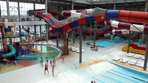 Aquapark Stock Footage