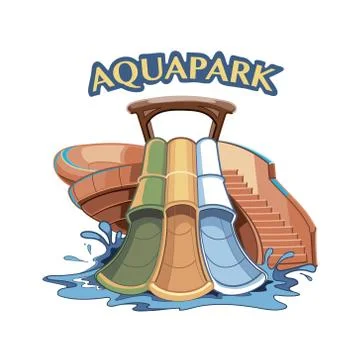 Aquapark Stock Illustration