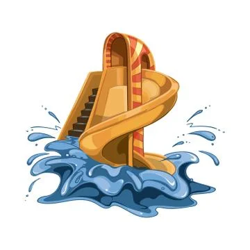 Aquapark Stock Illustration