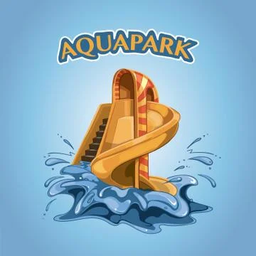 Aquapark Stock Illustration