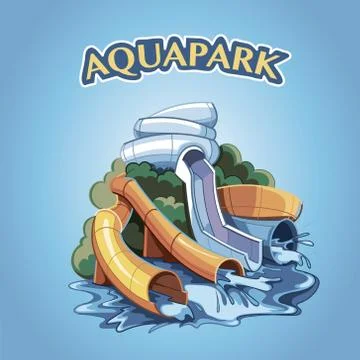 Aquapark Stock Illustration
