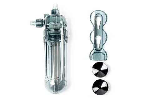 Aquarium diffuser for dissolving carbon dioxide in water Stock Photos