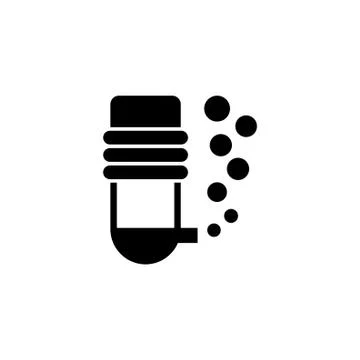 An aquarium filter external canister filter with a spray bar. Illustrazione stock