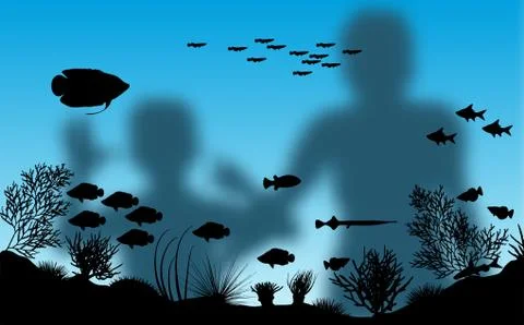 Aquarium Stock Illustration