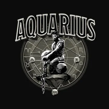 AQUARIUS Stock Illustration