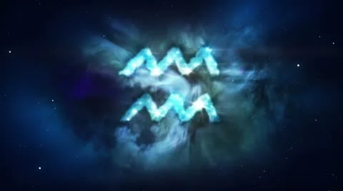Aquarius nebula loop Stock Footage 11308013