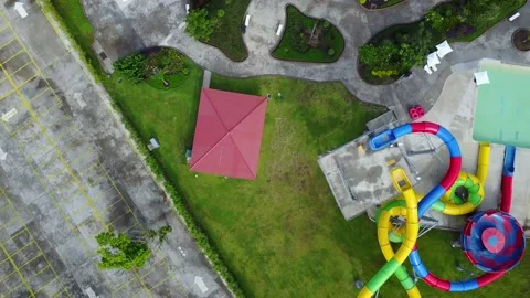 Aquatic Park Drone Stock Footage 169618010