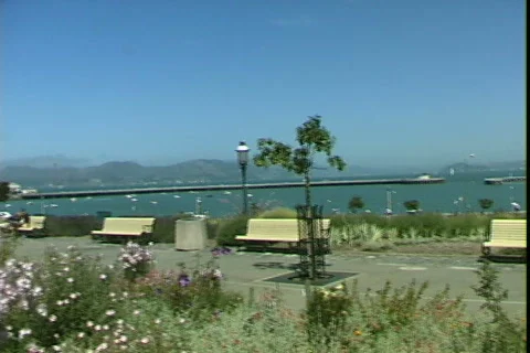 Aquatic Park-pan-2 Video stock 816152
