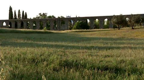 Aqueduct #1 Stock Footage 32572684