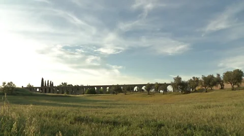 Aqueduct #2 Stock Footage 32574895
