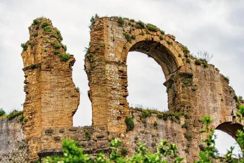 Aqueduct of Aspendos Stock Photos