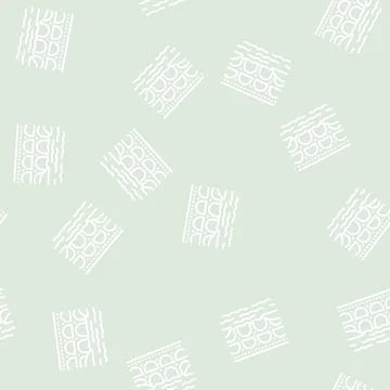 Aqueduct construction line seamless pattern Stock Illustration
