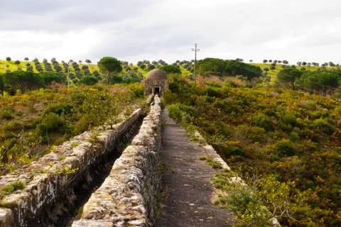 Aqueduct, tomar Stock Photos