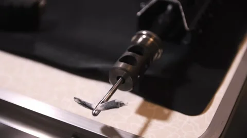 AR-15 complete disassembly and cleaning, bolt, barrel Video stock 246137958