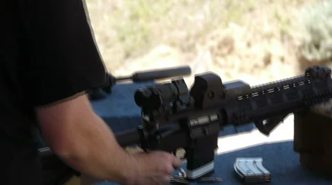 Ar-5 at the range Stock-Footage 8650052