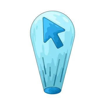 AR Cursor illustration Stockillustratie