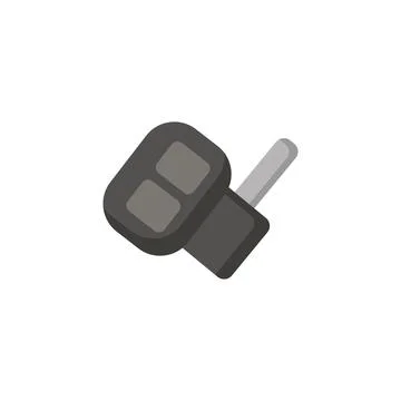 ?ar keys. Charm of the alarm system. Isolated vector illustration in flat sty Illustrazione stock