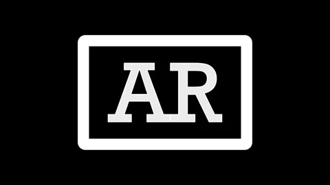 AR letters in a rectangular border 스톡 동영상 275662403