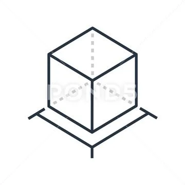 Augmented reality line icon. VR simulation sign. 3d cube. Vector Stock  Vector by ©Blankstock 312474832